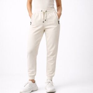 Emporio Armani Women's Cream Joggers, Sz 38, NWOT